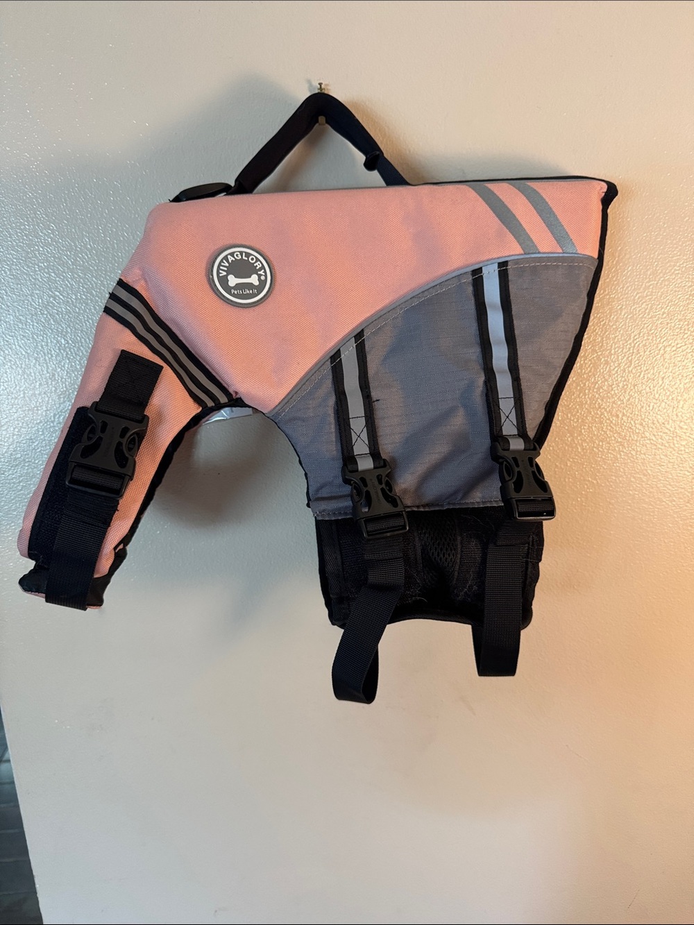 Kids Pink & Gray Life Jacket - Safety Vest for Children